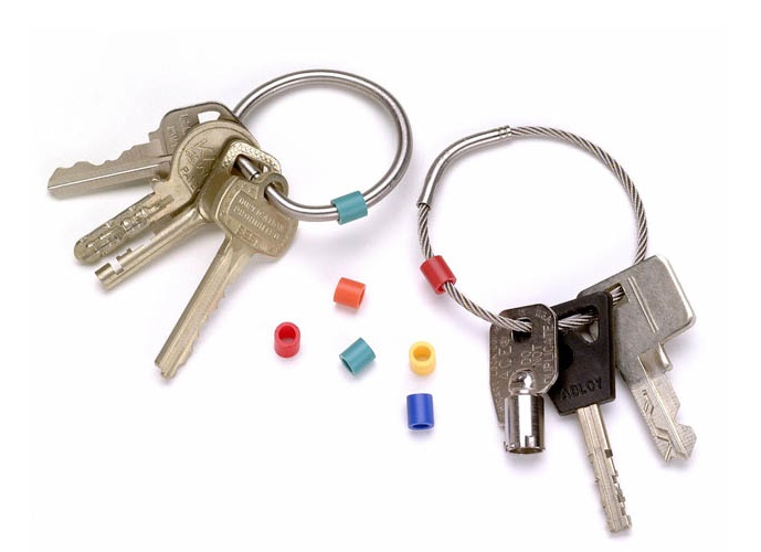 Key Control Systems Locking Key Rings